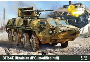 Збірна модель 1/72 Український бронетранспортер БТР-4Е "Буцефал" (модифікований корпус) IBG Models 72151