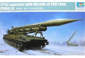 Збірна модель 1/35 Тактичний ракетний комплекс 2P16 2k6 Luna / FROG-5 Trumpeter 09545