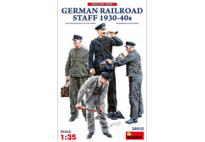 Scale model 1/35 Figures German Railroad Staff 1930-1940 MiniArt 38012
