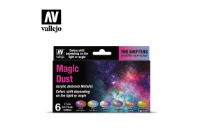 Набор акриловых красок Magic Dust 6 шт Vallejo VAL 77090