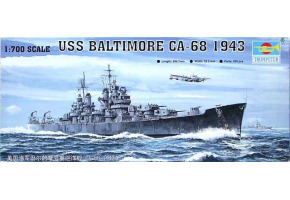 USS BALTIMORE CA-68 1943