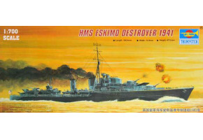 Tribal-class destroyer HMS Eskimo (F75)1941