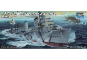 German Zerstorer Z-30, 1942