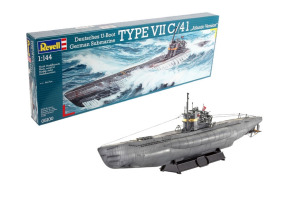 Збірна модель 1/144 Підводний човен U-Boot TYPE VIIC-41 "Atlantic Version" Revell 05100