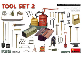 Збірна модель 1/35 Набір інструментів 2 Miniart 35671