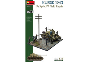 Збірна модель 1/35 Курськ 1943 Pz.Kpfw. IV Польовий ремонтний комплект (великий набір) Miniart 36062