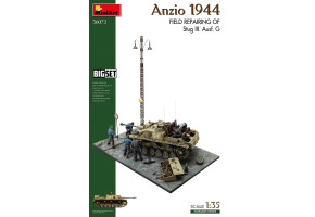 Збірна модель 1/35 Анціо, 1944 рік. Польовий ремонт StuG III Ausf. G. Miniart 36072