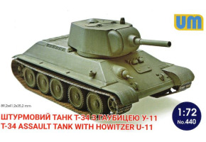 T-34 Assault tank with howitzer U-11