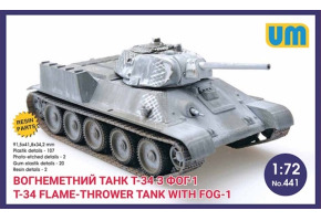 T-34 Fire-throwing tank with FOG-1