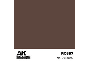 Акрилова фарба на спиртовій основі NATO Brown / Коричневий НАТО АК-interactive RC887