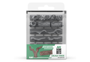 Набір 1/35 Мертве дерево - Елементи основи (3D-друк / 17 шт.) AK-Interactive AKBIT0006