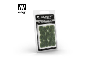 Насичена зелена трава для діорами (12мм) (Wild Tuft – Strong Green) Vallejo SC427