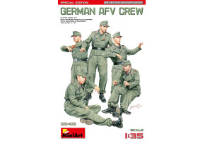 Scale model 1/35 Figures German crew for armored cars MiniArt 35415