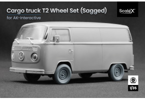 Набір коліс (з деформацією) для Cargo Truck T2 "Transporter" від AK-Interactive ScaleX WM 35019S