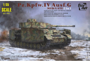 Збірна модель 1/35 німецького танка Панцир IV G LATE Border Model  BT-001 