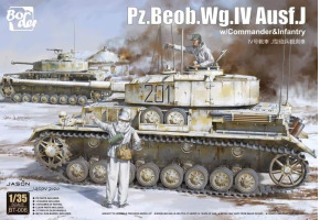 Збірна модель 1/35 німецький танк Панцир IV J Beob.Wg.IV Border Model BT-006