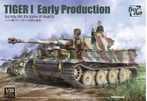 Scale model 1/35 Tank Tiger l early production Sd.Kfz.181 Pz.Kpfw.VI Ausf.E Border Model BT-010