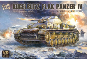 Збірна модель1/35 німецький танк KUGELBITZ FLAK PANZER IV Border Model BT-039