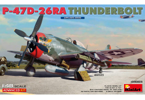 Сборная модель 1/48 Самолет P-47D-26RA Тандерболт МиниАрт 48003