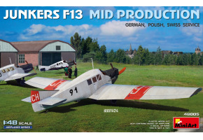 Сборная модель 1/48 Самолет Юнкерс F13 Mid Production (немецкая, польская, швейцарская эксплуатация)