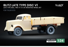 Набір коліс (з деформацією) для Blitz Early v1 від Italeri ScaleX WW-24003W