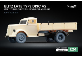 Набір коліс (з деформацією) для Blitz Late v2 від Italeri ScaleX WW-24002W