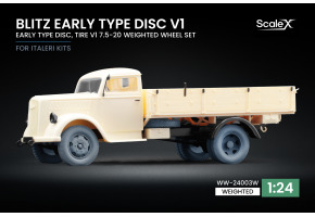 Набір коліс (з деформацією) для Blitz Early v1 від Italeri ScaleX WW-24003W