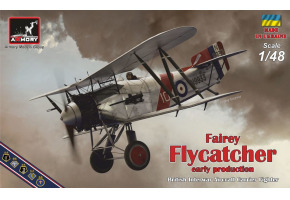 Збірна модель 1/48 Британський палубний винищувач Fairey "Flycatcher" раннього випуску з двигуном Jaguar-III Armory Models Group 48001