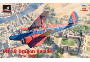 Збірна модель 1/48 DH.89 Ближньомагістральний авіалайнер Dragon Rapide «Королівський політ» Armory Models Group 48012