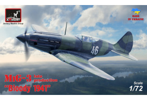 Збірна модель 1/72 Винищувач МіГ-3 пізній – «Кривавий 1941» Armory Models Group 72011