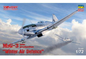 Збірна модель 1/72 Винищувач МіГ-3 пізніх випусків – «Зимова ППО» Armory Models Group 72012