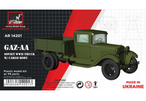 Збірна модель 1/144 Радянський вантажний автомобіль ГАЗ-АА часів Другої світової війни Armory Models Group 14201