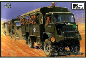 Сборная модель автомобиля Bedford QLT 4×4 Troop Carrier