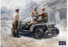 Збірна модель 1/35 Фігури "Серія російсько-української війни. Літо 2024. Українська піхота. Курська область" MasterBox 35247