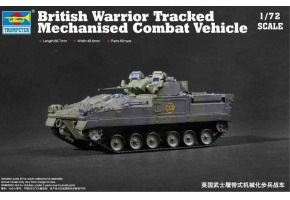 Assembly model 1/72 of the british Warrior infantry fighting vehicle Trumpeter 07101