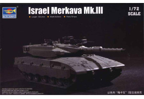 Збірна модель 1/72 Ізраїльський танк Merkava Mk.lll Trumpeter 07103