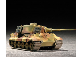 Збірна модель 1/72 Німецький танк "Королівський тигр" (вежа типу "Хеншель") Trumpeter 07201