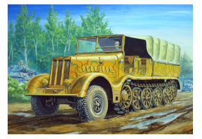 Збірна модель 1/72 Німецький тягач Famo Sd.Kfz.9/18 тонн (напівгусеничний) Trumpeter 07203