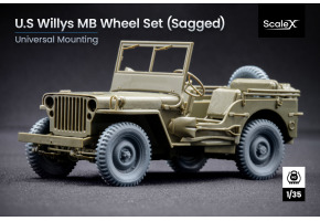 Набір коліс (з деформацією) для U.S Willys MB ScaleX WW 35001S