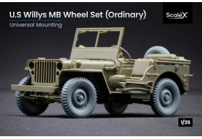 Набір коліс для U.S Willys MB ScaleX WW 35001