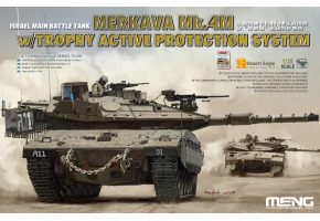 Збірна модель 1/35 танк Merkava Mk.4M із комплексом активного захисту Trophy Meng TS-036