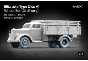 Набор колес для Blitz Late v1 от Italeri, Tamiya, Miniart, Dragon ScaleX WW-35008