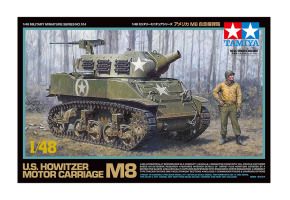 Збірна модель 1/48 САУ U.S. Howitzer Motor Carriage M8 Tamiya 32604