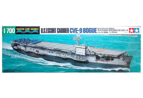 Scale model 1/700 American aircraft carrier CVE-9 "Bogue" Tamiya 31710
