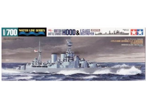 Scale model 1/700 HMS Hood and E-class destroyers Tamiya 31806