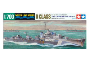 Scale model 1/700 British O-class destroyer Tamiya 31904