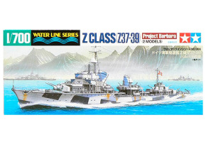 Scale model 1/700 German Z-class destroyer (Z37-39) Tamiya 31908