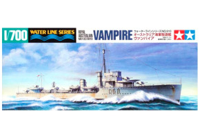Scale model 1/700 Destroyer "Vampire" of the Royal Australian Navy Tamiya 31910