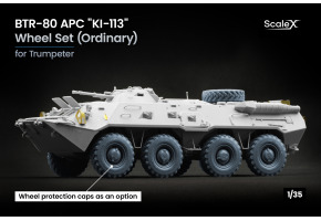 Набір коліс KI-113 для БТР-80 APC від Trumpeter ScaleX WM 35035