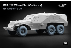 Набір коліс для БТР-152 від Trumpeter та Skif ScaleX WM 35036
